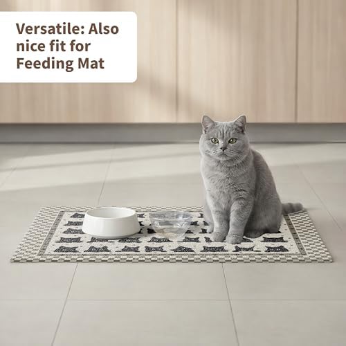 Cat Litter Mat 24"x15" for Litter Box, Non-Slip Washable Floor Mat - Image 6