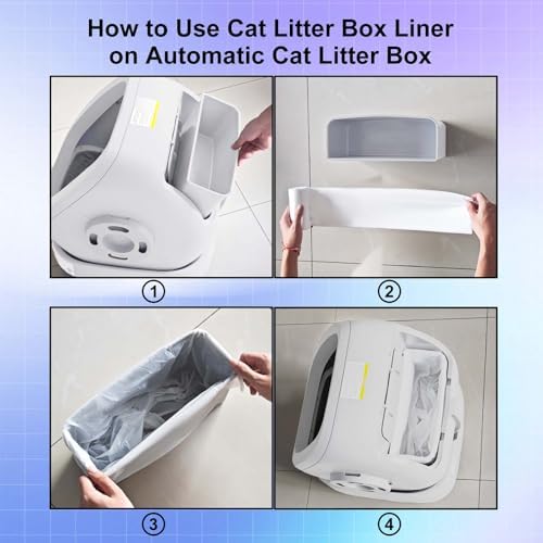 Dedicated to UPFAS Automatic Cat Litter Box Liners, Small Garbage bag, 2 Rolls - Image 2