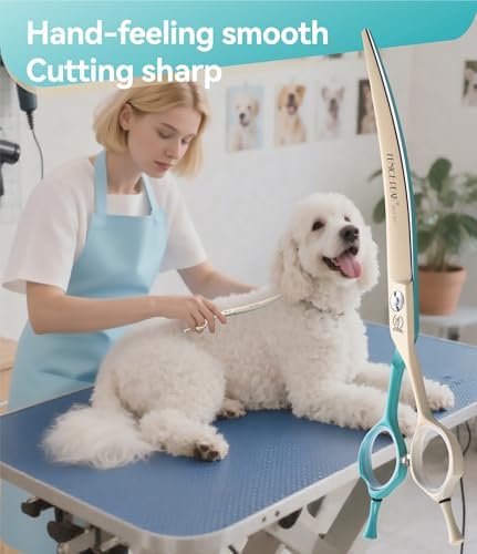 Curved Dog Grooming Scissors - Image 7