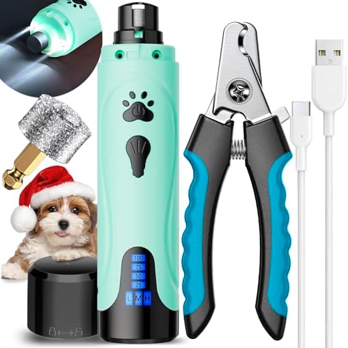 YABIFE Dog Nail Grinder, Dog Nail Trimmers and Clippers Kit, Super Quiet by Yabife