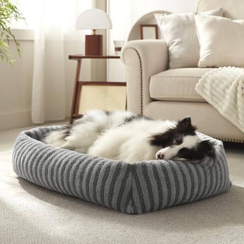 MIXJOY Dog Bed Large Size, Washable Large Dogs Bed by MIXJOY