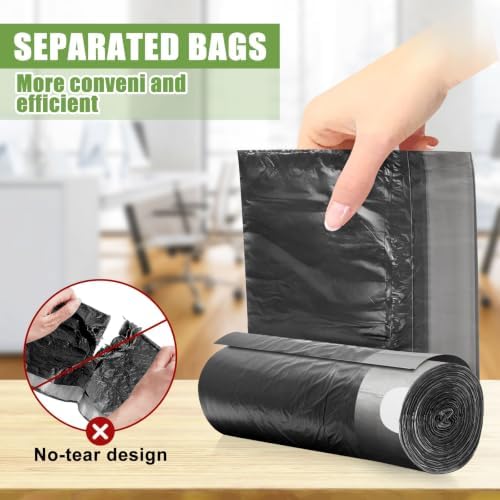 2 Gallon Trash Bags Drawstring, Small trash bags132 Count - Image 4
