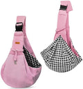 CUBY Dog and Cat Sling Carrier, Hands Free Reversible Pet Papoose Bag, Soft by CUBY
