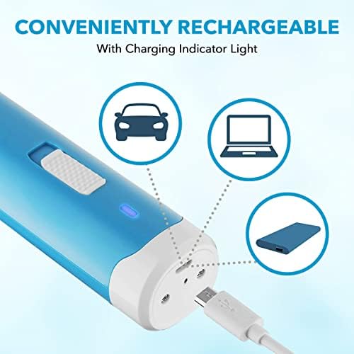 BOSHEL Dog Nail Grinder with 2-Speed Motor, Low Quiet Noise Electric Pet Trimmer - Image 6