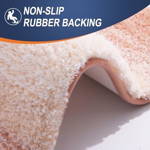 OLANLY Bathroom Runner Rug 45x27, Extra Soft Absorbent Microfiber Bath Rugs - Image 5