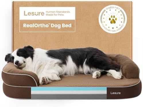 LE SURE RealOrtho™ XL 3-Layer Orthopedic Dog Beds Large Sized Dog by Lesure