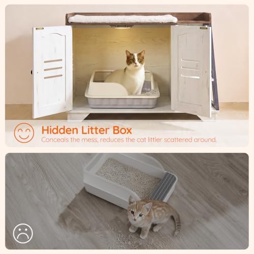 HOOBRO Cat Litter Box Enclosure - Image 6