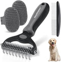 Undercoat Rake, Dematting Metal Comb and Bathing Brush by Unknown