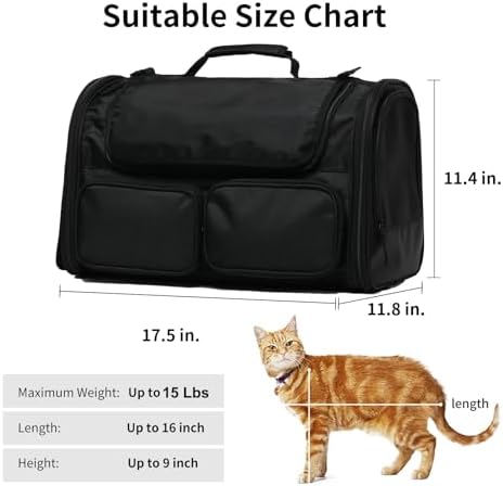 FUKUMARU Cat Carrier, Airline Approved Dog Carrier - Image 5