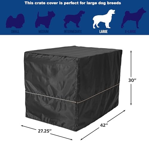 MidWest Homes for Pets Large Dog Crate Cover, Machine Washable - Image 6