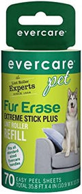 Evercare All Purpose Pet Hair Lint Roller Refill, 70 Easy Peel Sheets – by Evercare