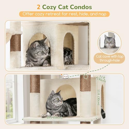 Globlazer 80in Extra Large Tall Corner Cat Tree Tower - Image 3