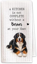 Bernese Mountain Dog Kitchen Towel, Funny Dog Lover Gift by SHESCRZIONU