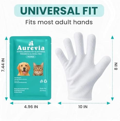 Hypoallergenic Pet Glove Wipes for Dogs & Cats - Image 6