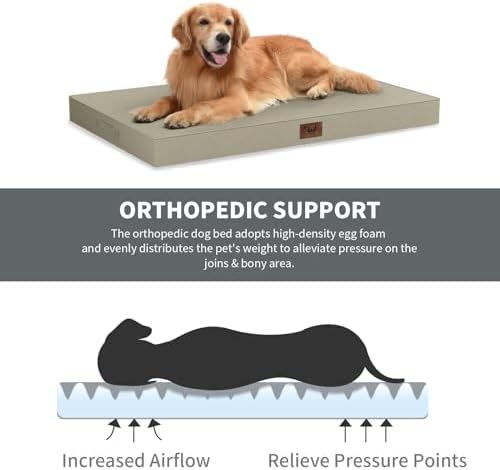 Large Waterproof Orthopedic Dog Bed - Image 3