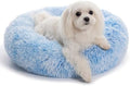 nononfish Donut Dog Bed for Small Dogs, Soft Round Calming Bed by nononfish