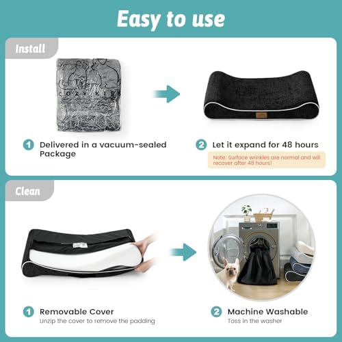 COZY KISS Orthopedic Dog Bed, for Small Dogs up to 35 lbs - Image 6