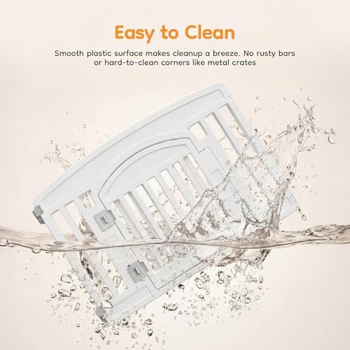 NEWBULIG 24 Inch 4 Panels Dog Playpen, Plastic Pet Play Pen Fence - Image 4
