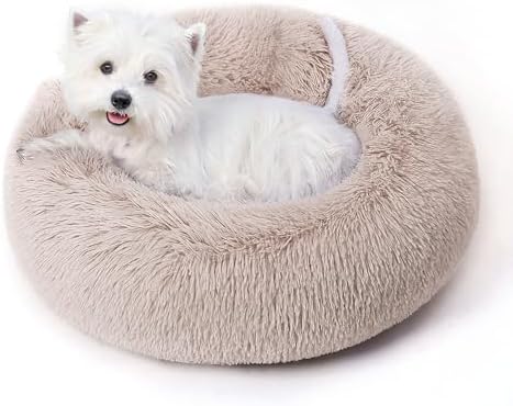 Calming Round Dog Bed & Cat Bed by SunstyleHome