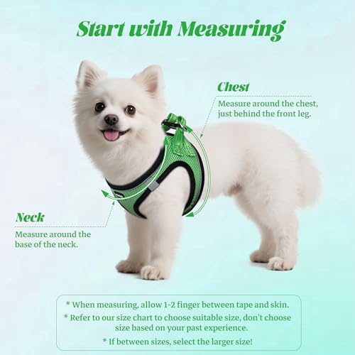No Pull Dog Puppy Harness and Leash Set Reflective Mesh Vest Medium - Image 2