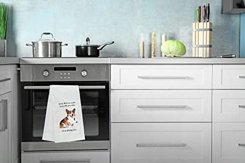 E&S Imports Welsh Corgi Kitchen Towels - Image 3