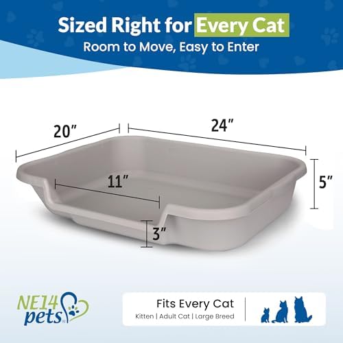 KittyGoHere Senior Cat Litter Box, Large - Image 6