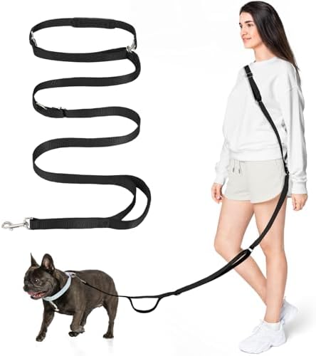 8.5ft Hands Free Dog Leash Adjustable by Tivray