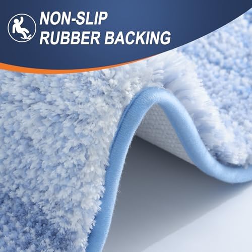 OLANLY Bathroom Runner Rug 59x24, Extra Soft Absorbent Microfiber Bath Rugs - Image 5