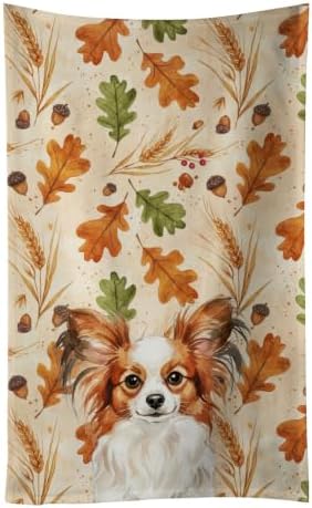 Caroline's Treasures Papillon Dogs Kitchen Towel 15x25 in by CarolinesTreasures