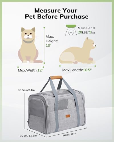 Morpilot Pet Carrier for Large Cats, Puppies & Small Dogs Up to 25lbs - Image 5