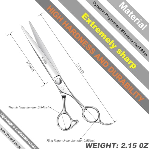 High-end Professional Dog Grooming Scissors Pet Grooming Shears 7 Inches - Image 2