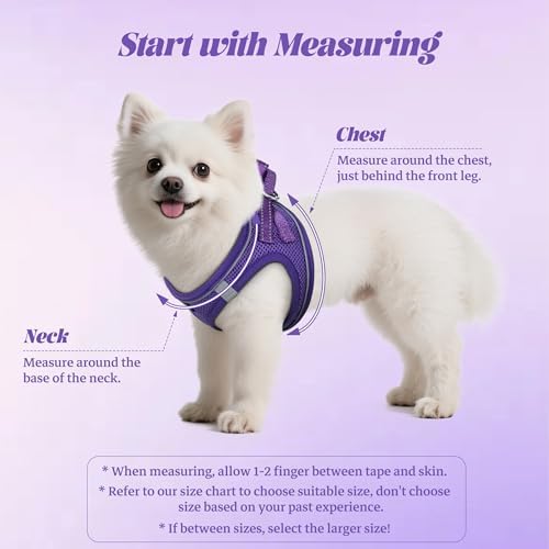 No Pull Dog Puppy Harness and Leash Set Reflective Mesh Vest Medium - Image 2