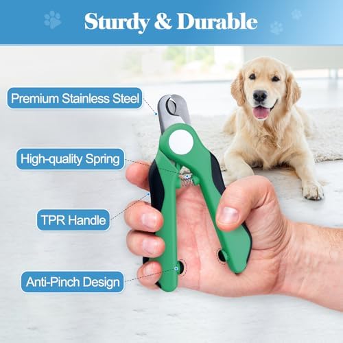 Swihauk Heavy Duty Dog Nail Clippers and Trimmers, Professional Pet Nail - Image 5