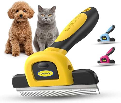 DakPets Stainless Steel Deshedding and Dematting Tool | Professional Pet by DakPets