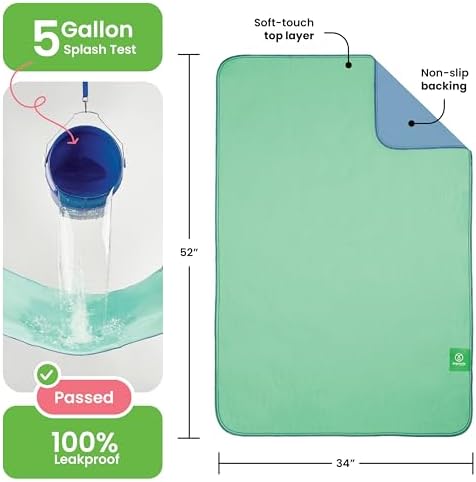 IMPROVIA® Washable Underpads, Heavy Absorbency Reusable Incontinence Pads - Image 3