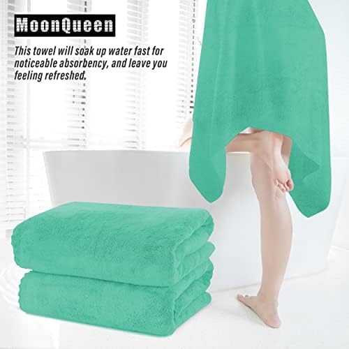 MOONQUEEN 2 Pack Premium Bath Towel Set - Image 7