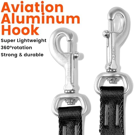 HOWGO Double Dog Leash, Tangle-Free 360 Swivel - Image 5