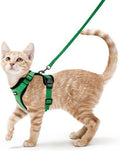 rabbitgoo Cat Harness and Leash Set, Escape Proof Vest, Grass Green by rabbitgoo
