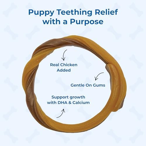 N-Bone Grain-Free Puppy Teething Rings, Chicken Flavor, Natural Puppy Teething - Image 5