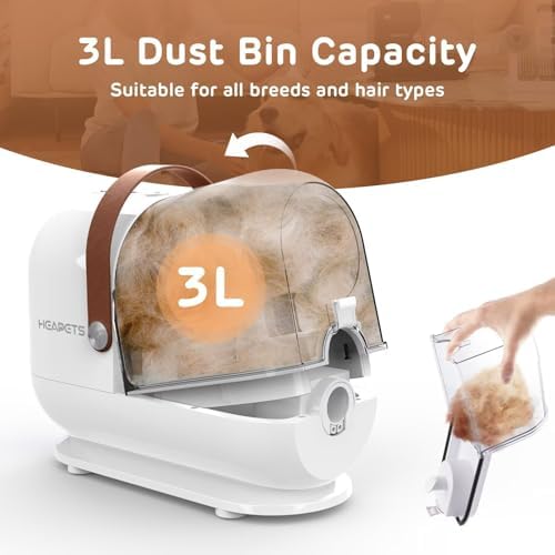 HEAPETS Dog Grooming Vacuum Kit - 3L Vacuum - Image 5