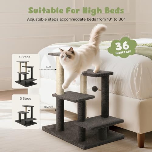 4-Step Pet Steps for Cats/Dogs, Cat Stairs - Image 5