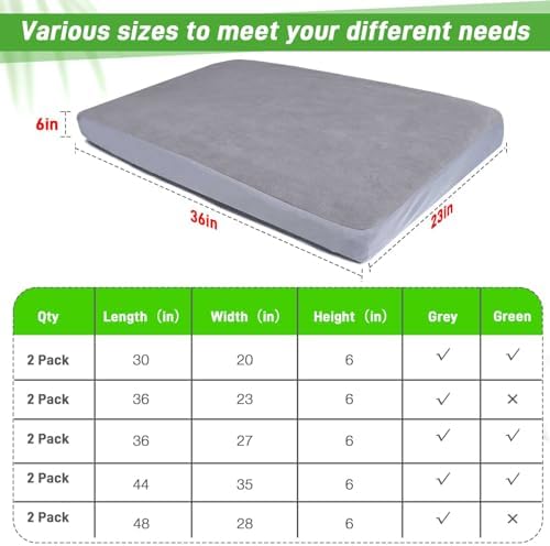 Dog Bed Covers Replacement Washable 100% Waterproof Soft Dog Bed Sheet 2 Pack - Image 6