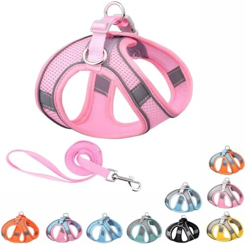 Large Dog Harness and Leash Set, Puppy Harness Girl Dog Vest by YOUALSO