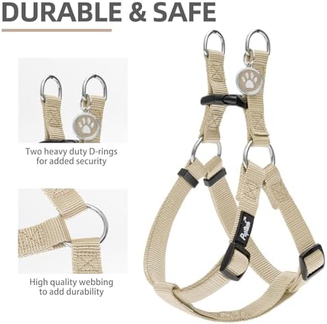 PUPTECK No Pull Dog Harness Medium Sized Step-in Adjustable Puppy Vest - Image 2