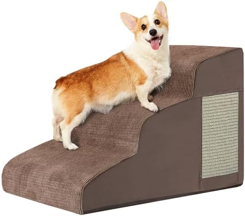 Ahpmeoa Dog Stairs for Small Dogs 15.7" H, Dog Ramp for Bed by Ahpmeoa