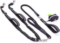 Premium Double Leash for Two Dogs, Medium & Large Breeds by SparklyPets