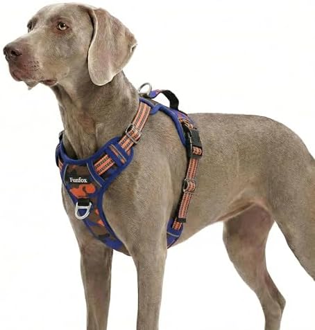 Funfox Dog Harness No Pull, Adjustable Pet Vest Harness, Super Soft Material by MyFUNFOX