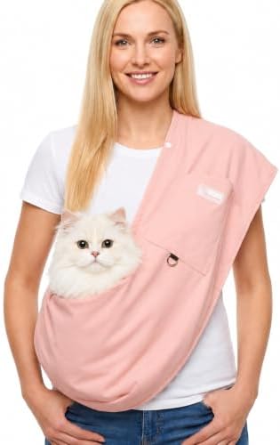 Ice Silk Dog Sling Carrier, Adjustable Safety Strap by Unknown