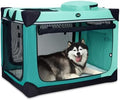 Ownpets Collapsible Dog Crate, 42 inch Portable Travel Dog Crate by Ownpets