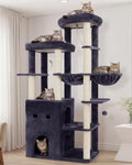 Heybly Cat Tree, 69.7 in Secure Anti-Tip Cat Tower by HEYBLY